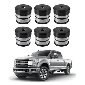 VEVOR Body Mount Bushing Kit, Compatible with 1980 - 1998 Ford F150 F250 F350, 62 PCS Polyurethane Body Mount Kit, Quick Replacement, Durable Components for Improving Bumpy Driving Performance, BlackVEVOR Super Brand Day