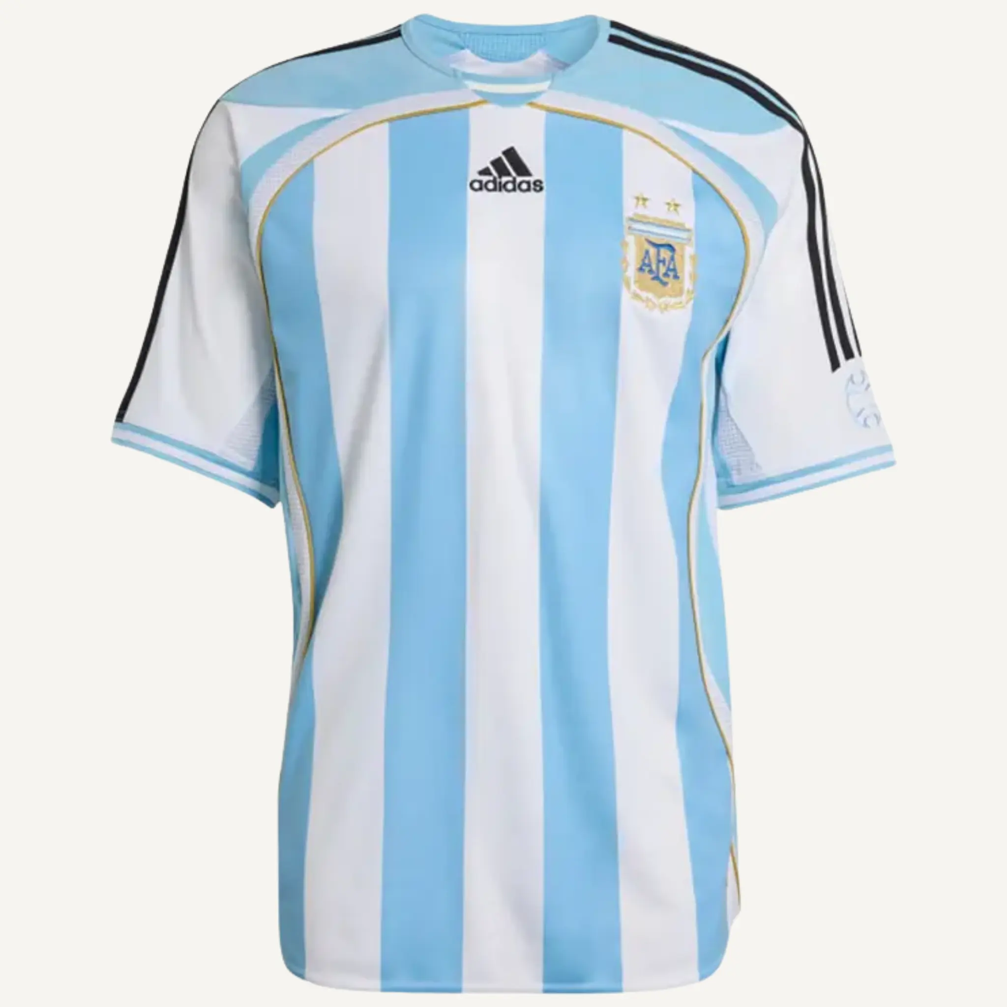 Adidas Men's White/Clear Blue Argentina Home Jersey 2006, KF0322
