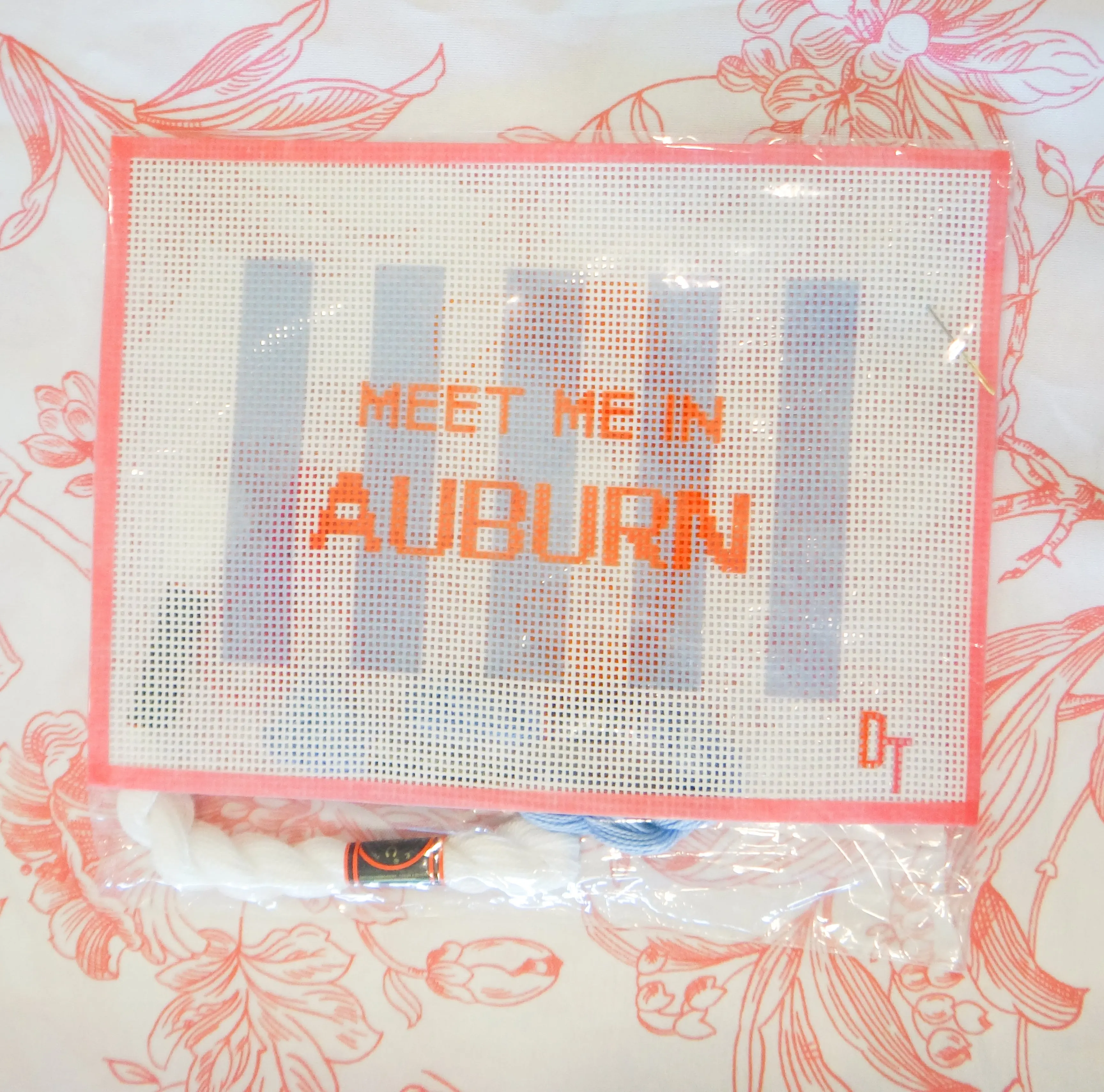 Meet Me in Auburn Needlepoint Kit