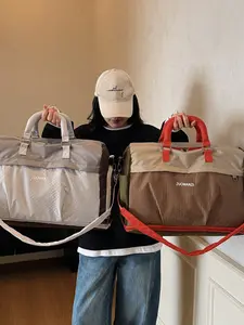 Women's Multi-Functional Crossbody Travel Duffel Bag, Large Capacity Sports Gym Bag for Short Trips, Versatile Luggage Organizer with Hand Strap, Duffle Bag Travel