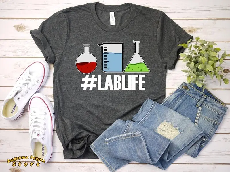 Lablife T-Shirt / Laboratory Technician T-Shirt / Lab Tech Shirt / Funny Medical Technician Gift / Med Week Tshirt / Lab Queen Shirt