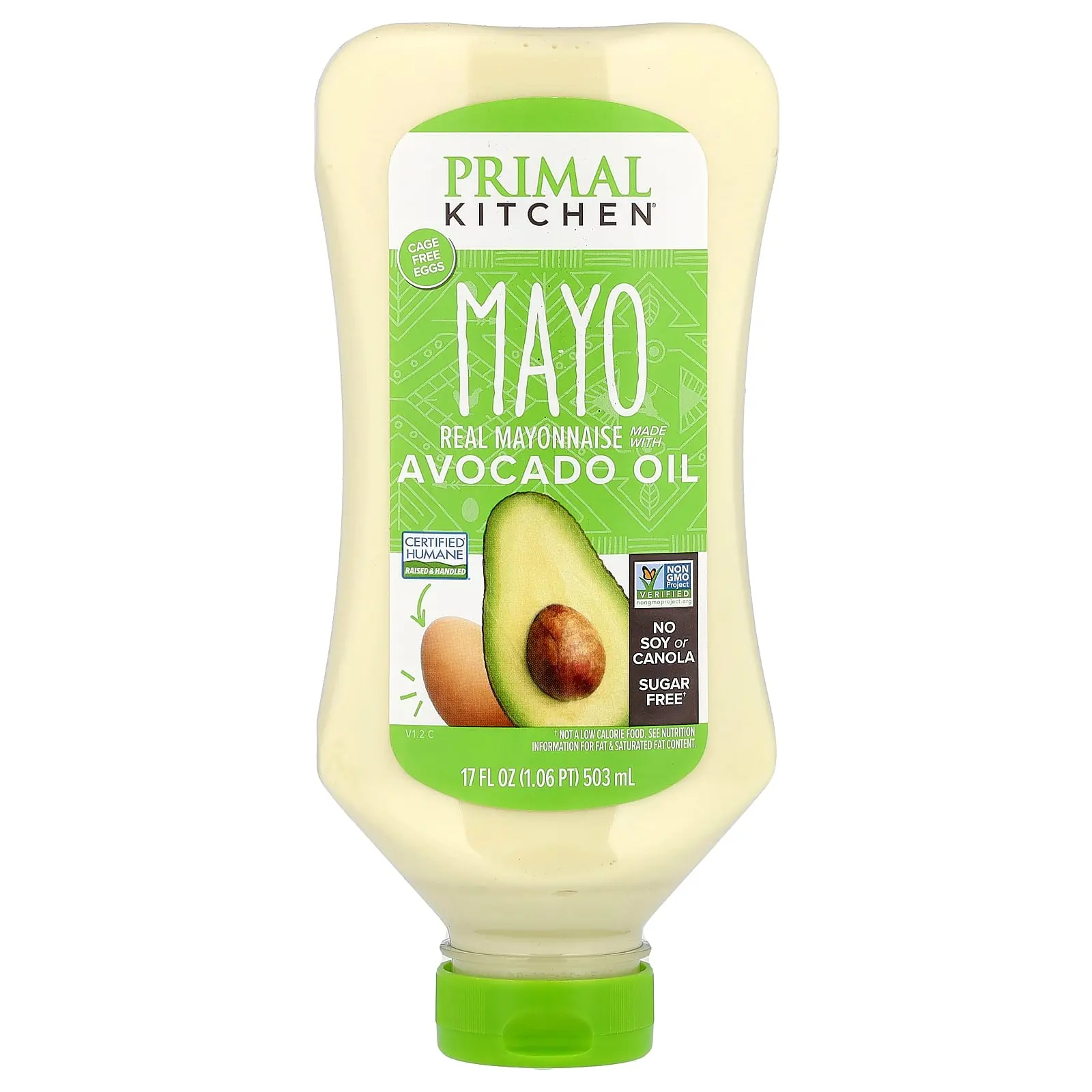 Primal Kitchen Mayo With Avocado Oil, 17 fl oz (503 ml)