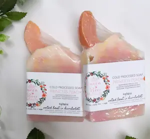 Queen Bee Naturals Princess Peach Cold Processed Soap