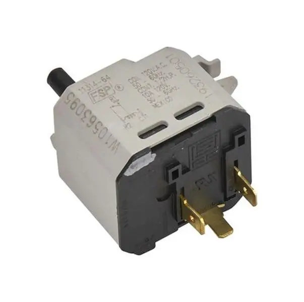 Whirlpool WPW10563095 PTS Relay Twist-Mount Push-Start Switch, Replacement Part for Household Appliances