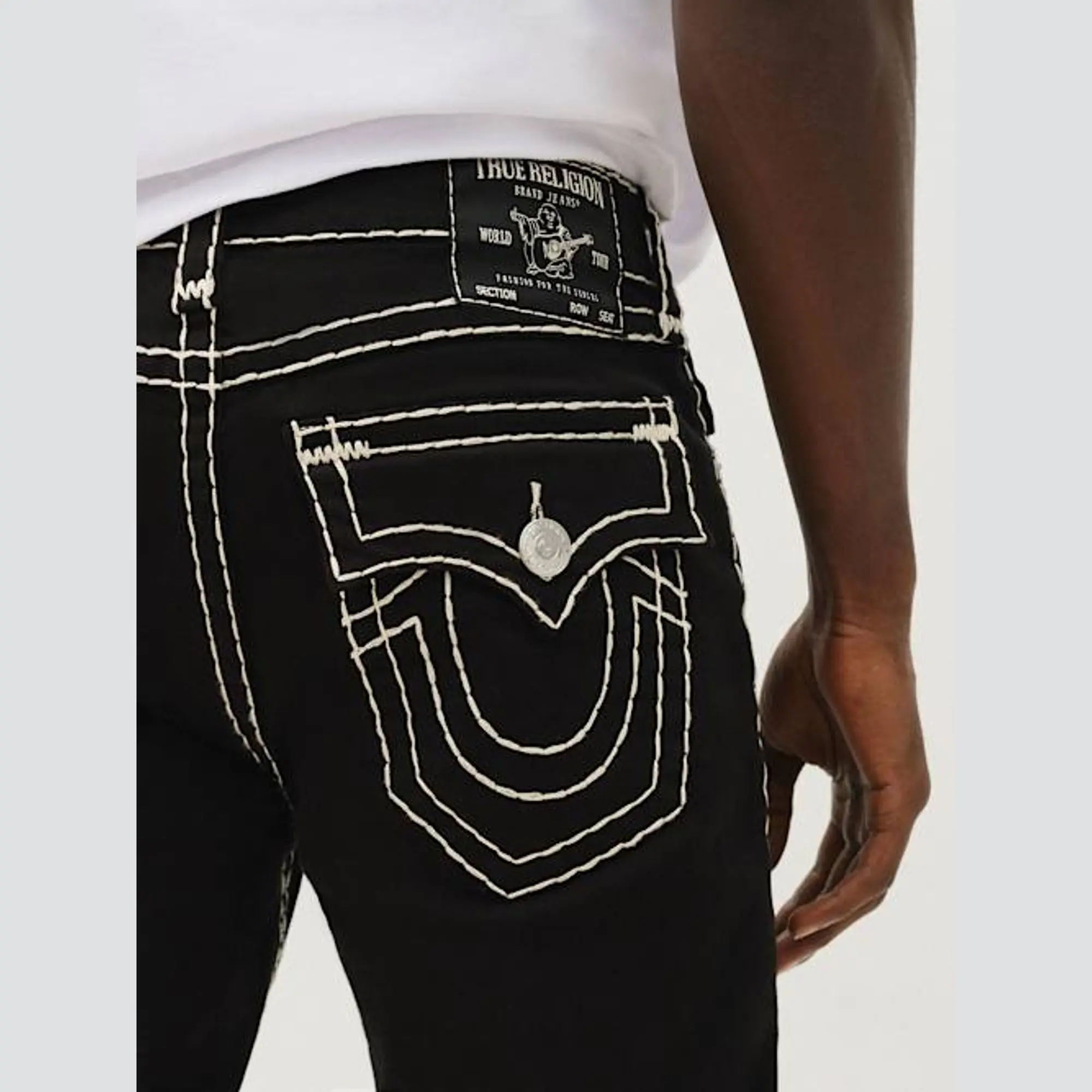 True Religion Men's Ricky Super T Straight Jean