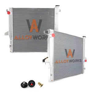 Alloyworks 3 Rows Radiator For Dodge 2003-2010 Ram 2500 3500 Cummins 5.9L 6.7L L6 30.5" Height x 37.8" Width