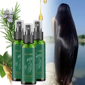 Improve thinning hair with high-concentration ginseng hair growth essence spray - containing plant squalane ginseng. It makes fine hair strands appear fuller and smoother. Essential for daily hair care in spring, suitable for all hair types.