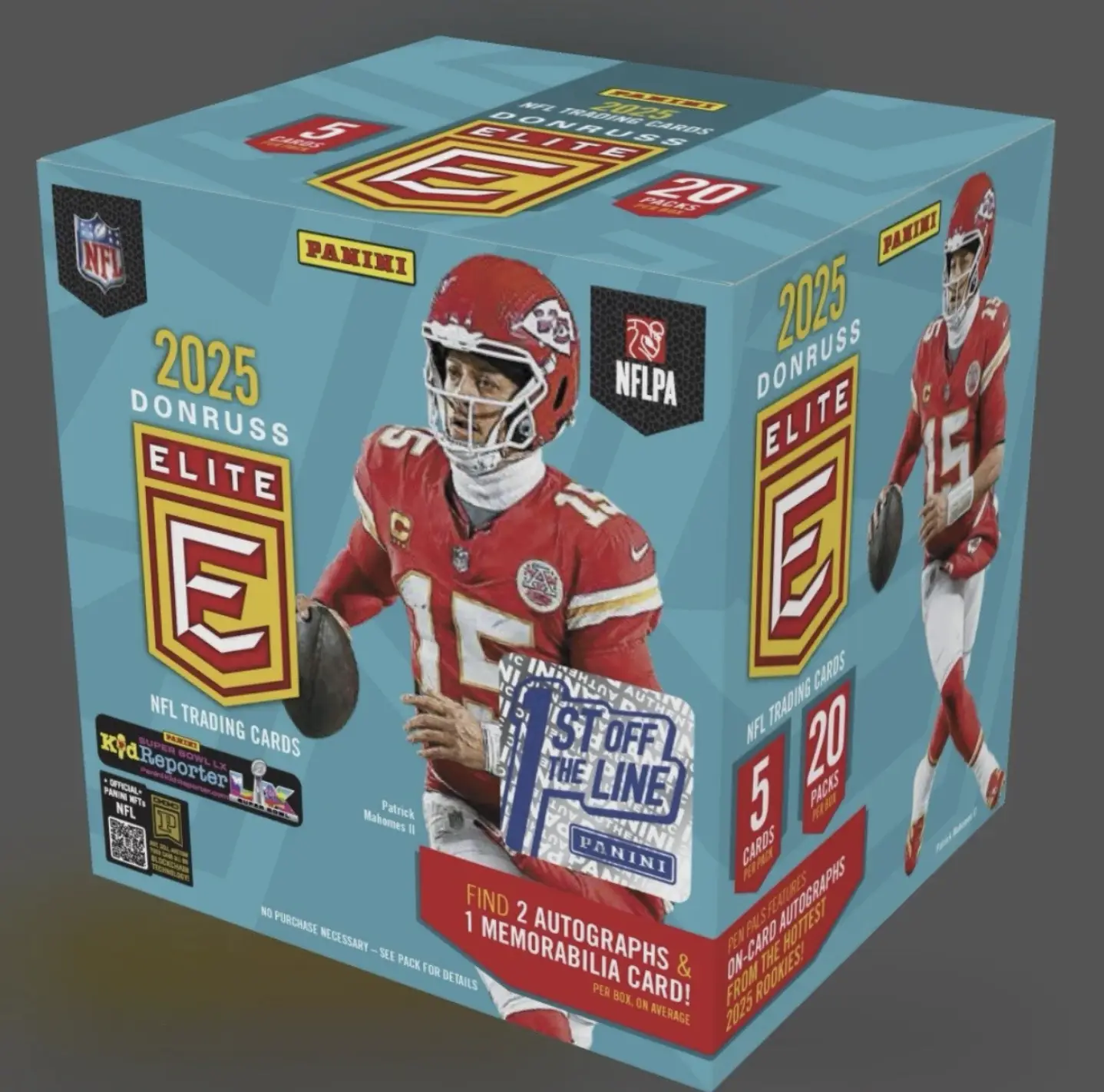 BREAK - 1X 2025 FOTL Panini Donruss Elite Football Hobby Pick Your Team Break!