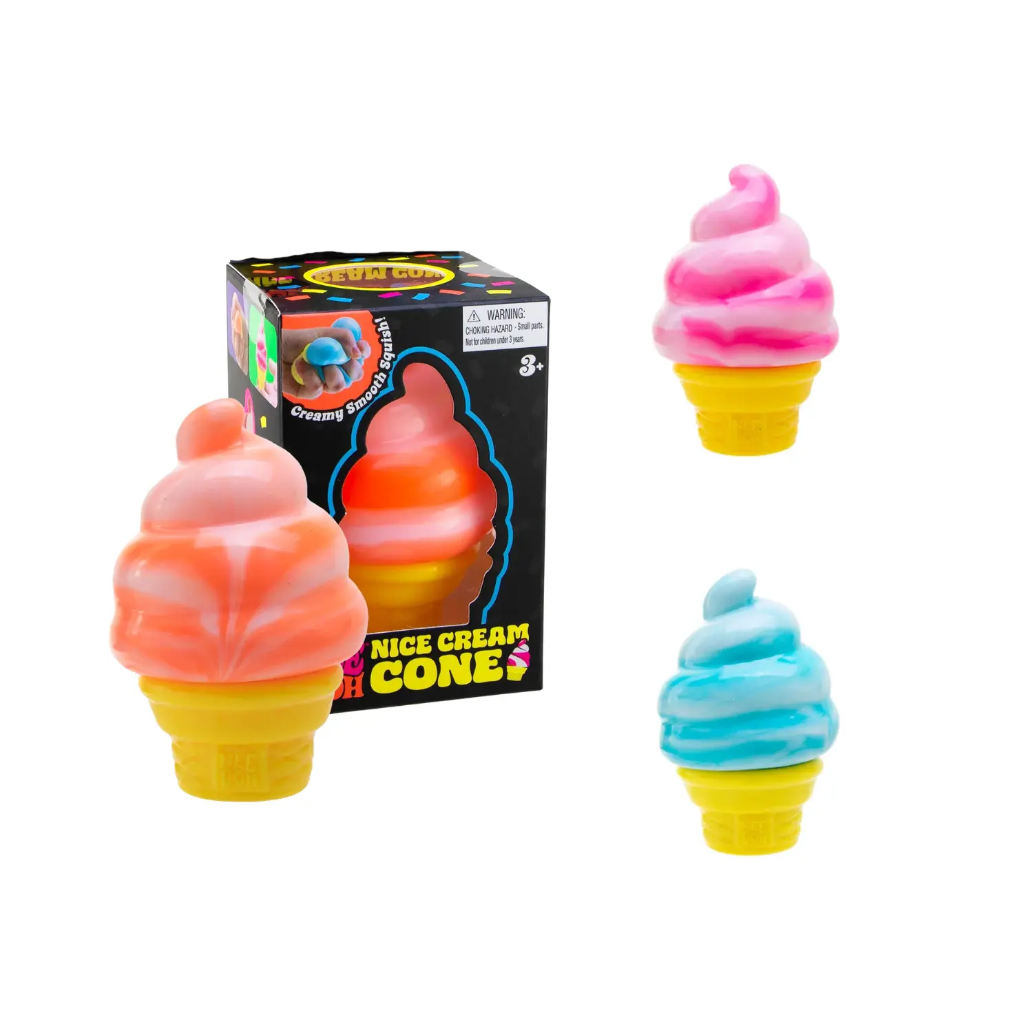 Fun Storm Nice Cream Cone Ice Cream Squishy (3 pcs)