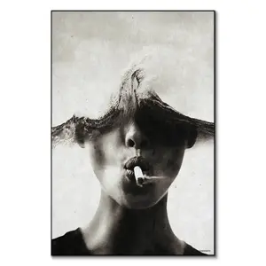 The Sound of Waves Wall Art Print, Surreal Artwork with Print and Frame
