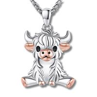 Highland Cow Neckalce