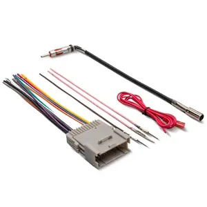 Radio Harness W/Antenna Adapter Replacement for 2000-2012 Buick Chevrolet Silverado GMC Tahoe, Suburban Stereo Antenna Adapter Stereo Wiring Harness Connector Plug