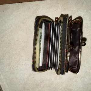 Women's Floral Pattern Zipper Card Holder, Large Capacity Multi Slot Function Wallet, Multi-functional Women's Wallet Storage Bag, Fashionable Card Holder