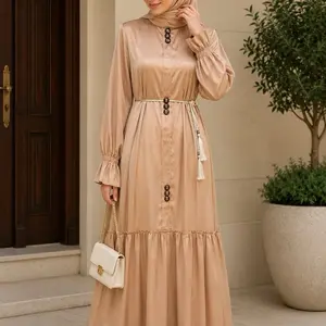 #26 Dubai luxury 1-piece abaya with matching hijab and belt