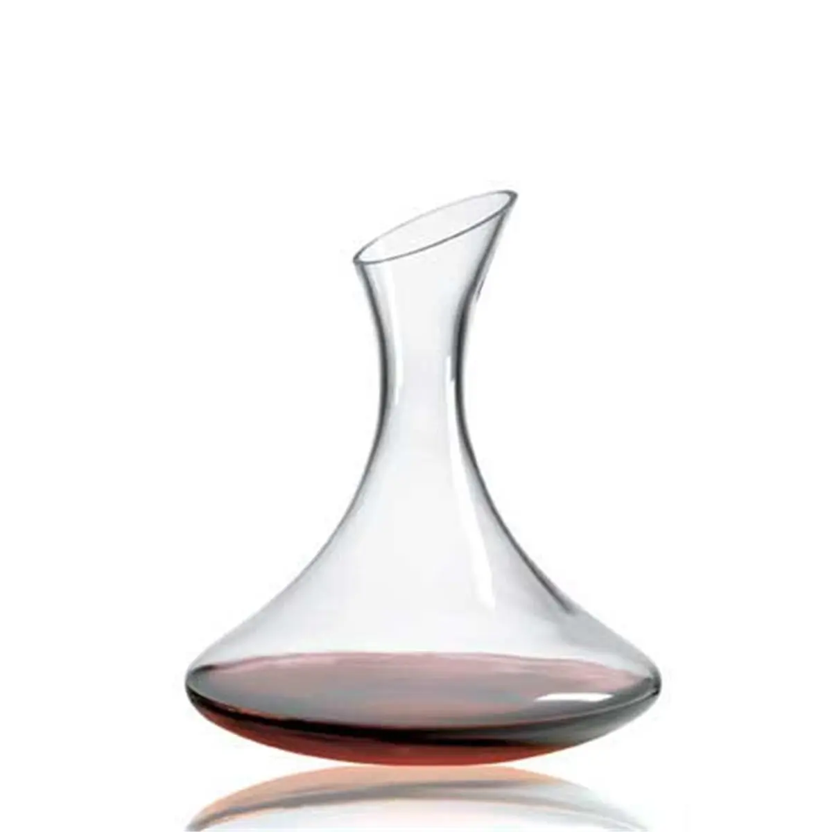 Ravenscroft Crystal W3659 Lead-Free European Handcrafted Ultra Magnum Decanter - Angled Mouth, Broad Base, Graceful Curved Sides, Large Size Bar Wine Utensil for Wine Tasting, 11 in H, 8.5 in W, 87 oz Capacity, 11 In Height
