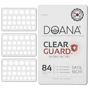 Pimple Patch ( 84 Pieces ) Absorbing Hydrocolloid Original 3 Size Patches for Blemishes and Zits Cover, Spot Stickers for Face and Body, Not Tested on Animals ( Made in KOREA ) Acne Acne patch rx pin ple Skincare Clear Skin Repair
