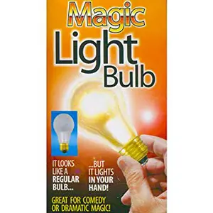 Magic Trick Light Bulb for Magicians Illusions - Self-Lighting Light Bulb for Comedy Dramatic Magic Tricks - America Brand