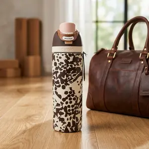 Owala FreeSip 32oz Cowgirl Core Western Insulated Water Bottle - Leakproof Stainless Steel Tumbler with Straw, Country Girl Hydration Cup, New in Box Gift Ready (US)
