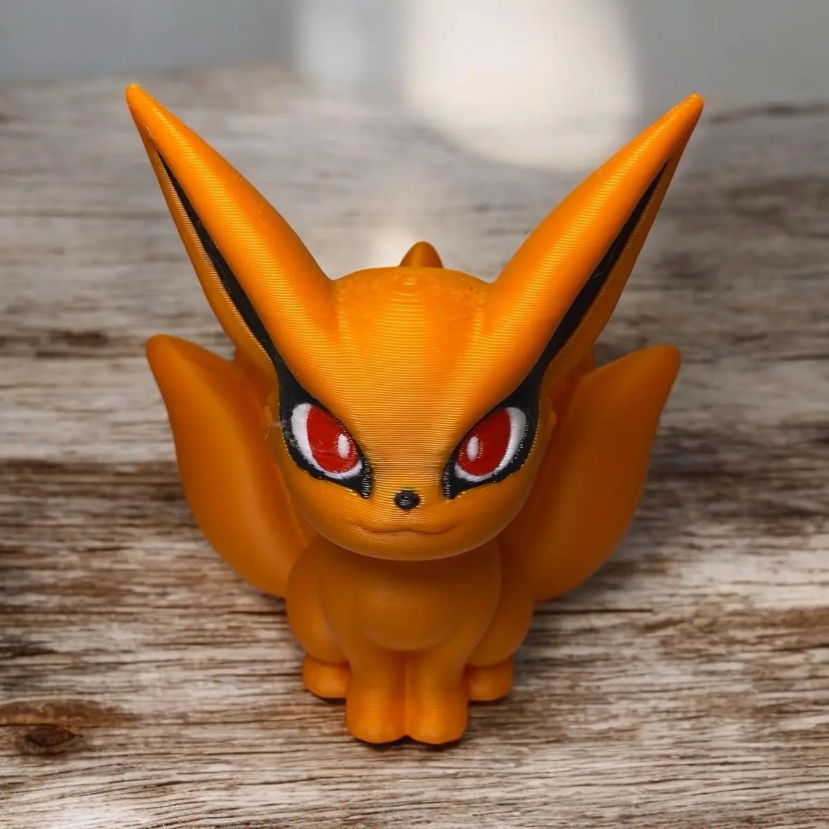 Kurama 3D printed figurine anime mini