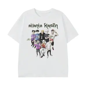 Atlanta Kaisen T-Shirt, Jujutsu Kaisen Anime Tee, Gifts Shirt, Unisex Vintage Graphic Tees Gothic Grunge Y2k Emo Scene Amity Affliction Style Clothes Men Women Streetwear Must-Have Anime Inspired Vintage Style Casual Shirt graphic tees