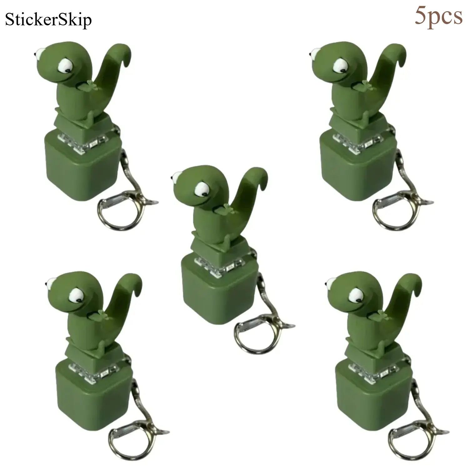 2026 New Lizard Button Keychain with Rechargeable LED Light, Realistic Croak Sound & Color-Changing Fun, Cute Novelty Toy for Kids & Adults, Perfect Christmas & Black Friday Gift, Trendy Room & Bag Accessories, Fun Holiday Present for All Ages