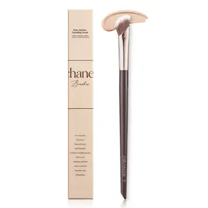 ECHANEW Precision Nose Shadow Blending Brush - Angled Contour Tool for Seamless Soft-Focus, Lightweight Durable Handle & Detailed Retouching