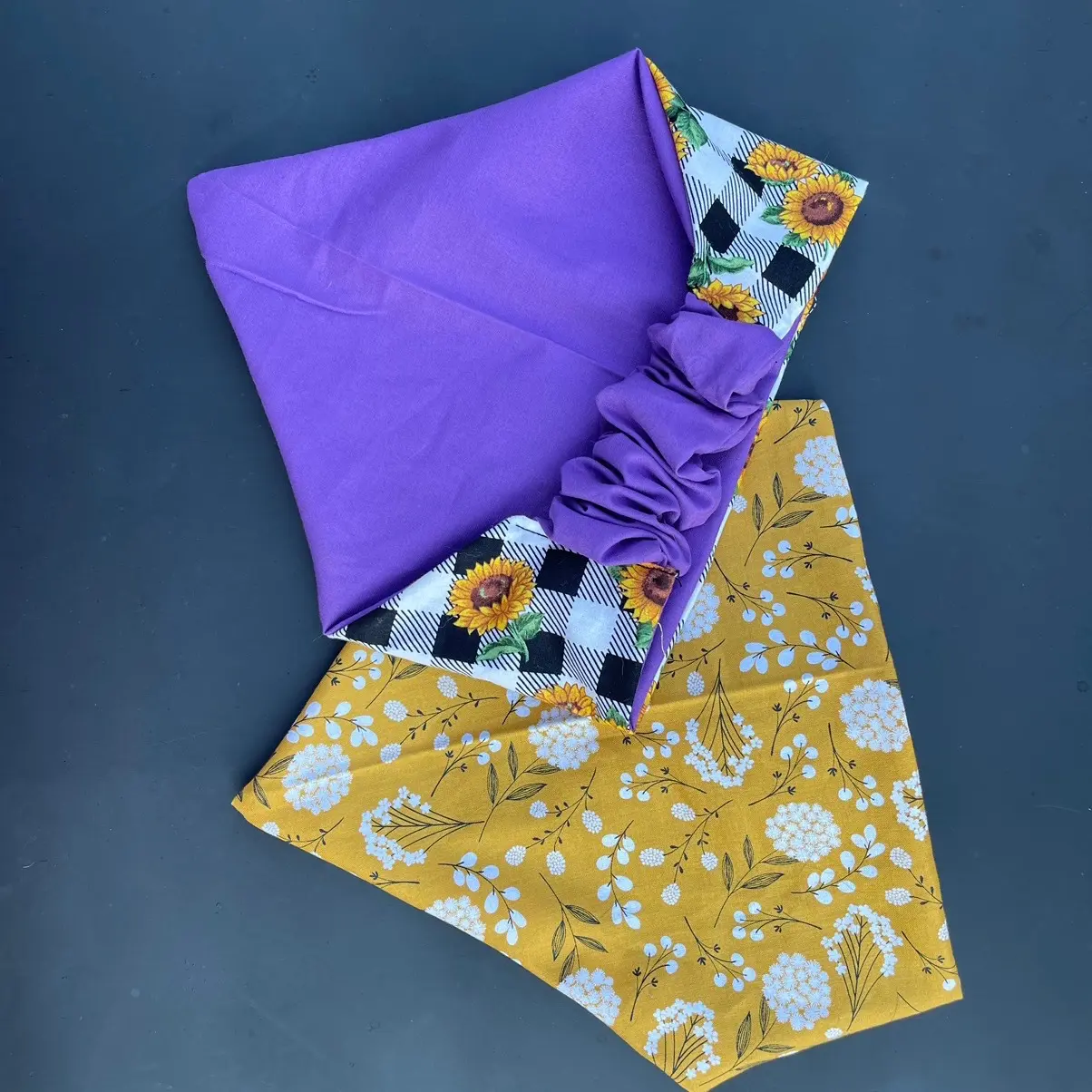 Reversible Dog Scrunchie Bandana