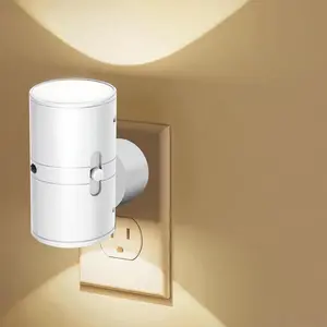 Wall Mounted LED Night Light, Smart Light Control Sensor Night Light, Plug-in Night Light for Bedroom, Bathroom, Hallway, Chill Room Furniture, Prince Room