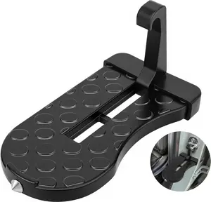 Car Door Step, 1 Count Roof Cleaning Door Latch Hook, Compact Safety Ladder with Hammer,  Anti-slip Surface, and Durable Construction for Easy Climbing