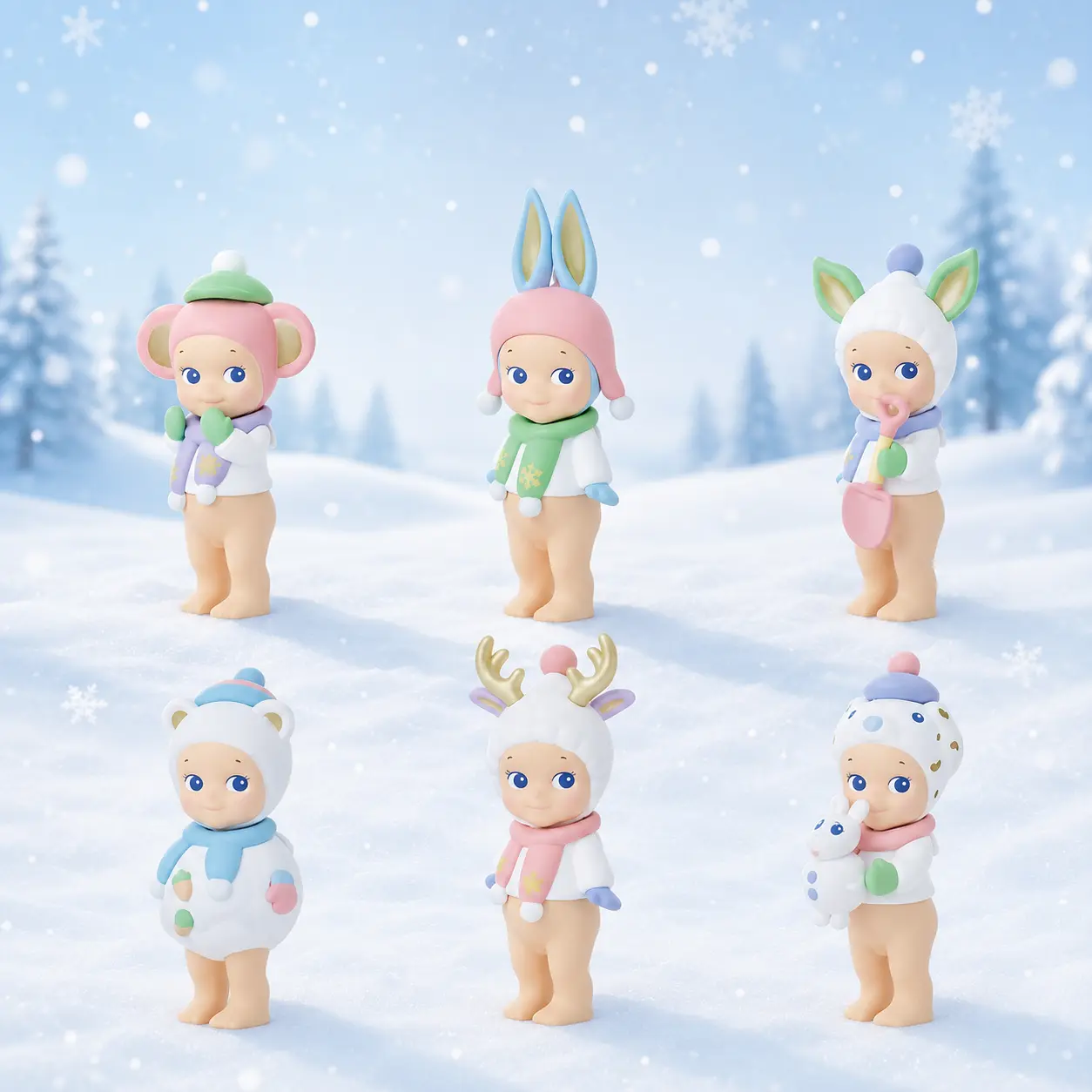 All Series Sonny Angel Winter Wonderland Mini Figure Blind Box | Kawaii Collectible Toy Desk Decor Gift