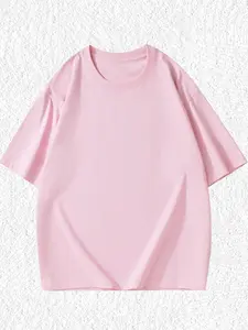 Unisex Loose Fit Solid Color T-Shirt, Summer Couples Comfortable and Versatile Basic Style, Available in 5 Trendy Colors