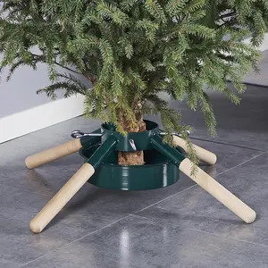 Christmas Tree Stand Christmas Tree Holder Xmas Tree Base Stand for Real Trees Fits up to 8FT Real Trees Green