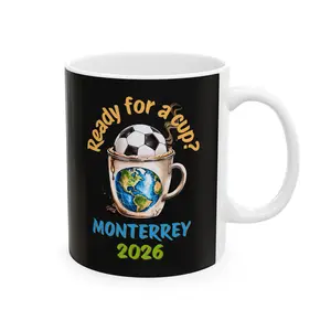 Monterrey  2026 Soccer Mug | Ready for a Cup Coffee Mug | Monterrey Soccer Fan Gift | Summer of Soccer 26 Collectable Cup
