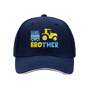 Big Brother themed tractor and trailer decoration Hip-hop Hat Outdoor Adjustable Casual Hat Men's and women's casual sports outdoor sandwich baseball cap