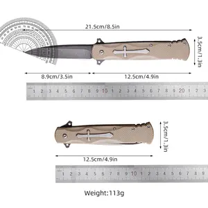 Cool Fruit Knife - Portable Camping Knife - Stainless Steel Blade & Compact Design - The Best Gift For Your Friends.