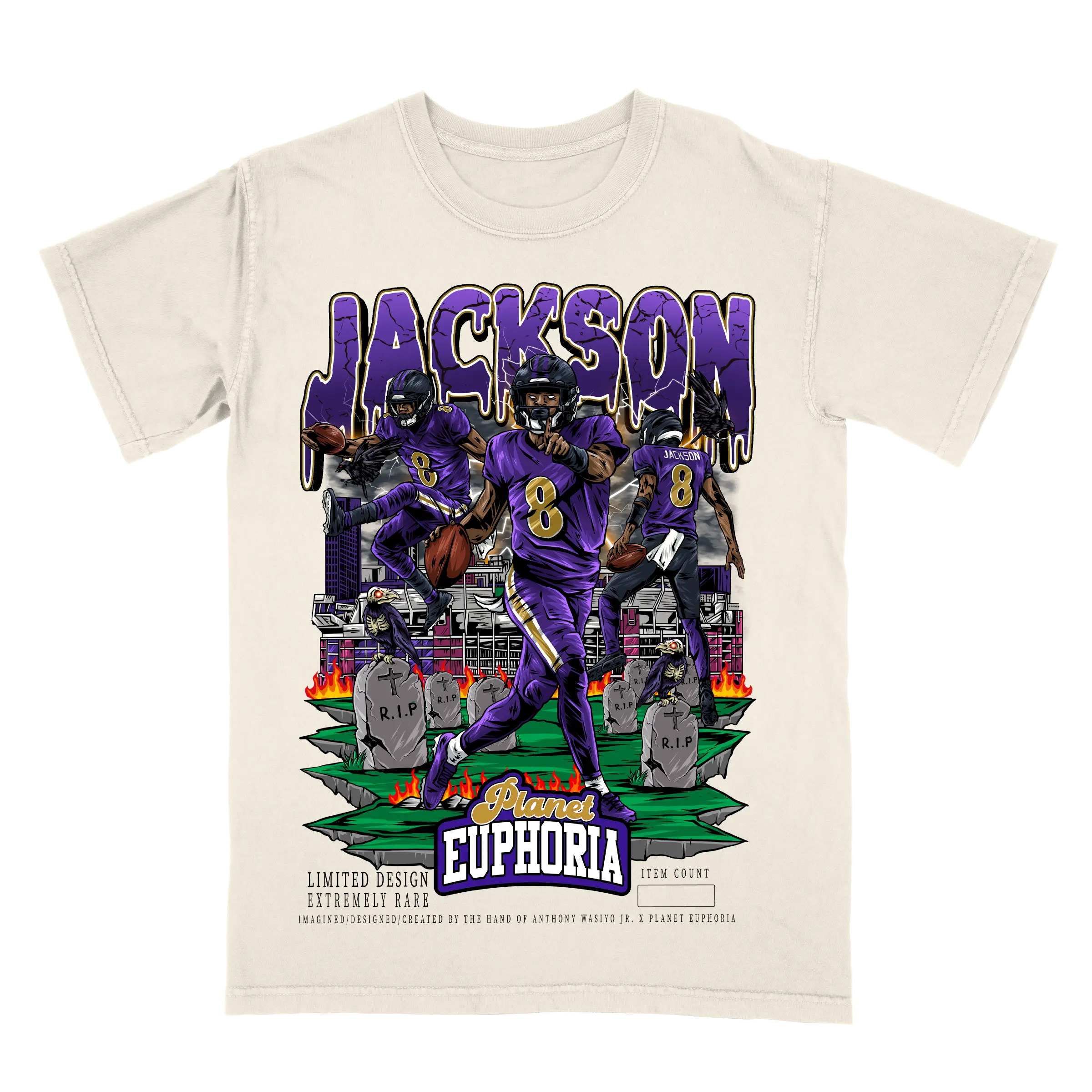 Lamar Jackson Shirt Vintage Football Graphic Tee Men Women Fan Sports