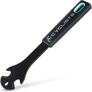 Bike Pedal Wrench Extra Long Handle - Pedal Spanner Double Wrench for MTB/Road Bike - Cycling Bicycle Repair Tool for Bike Pedals Removal and Replace