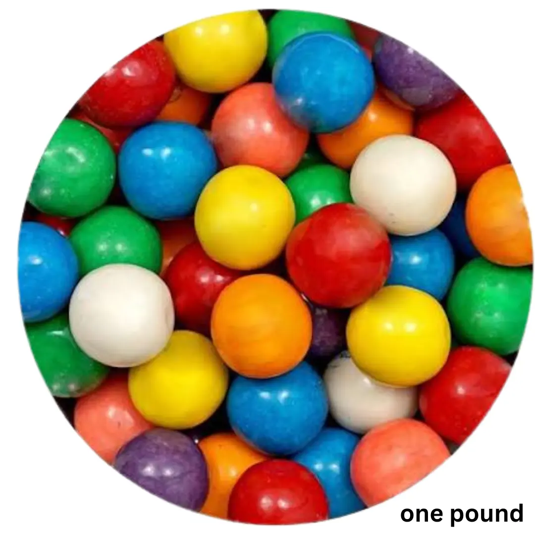 Assorted Bubble Gum balls - 1 LBS Bag Assorted Bubble Gum balls - 1 LBS Bag