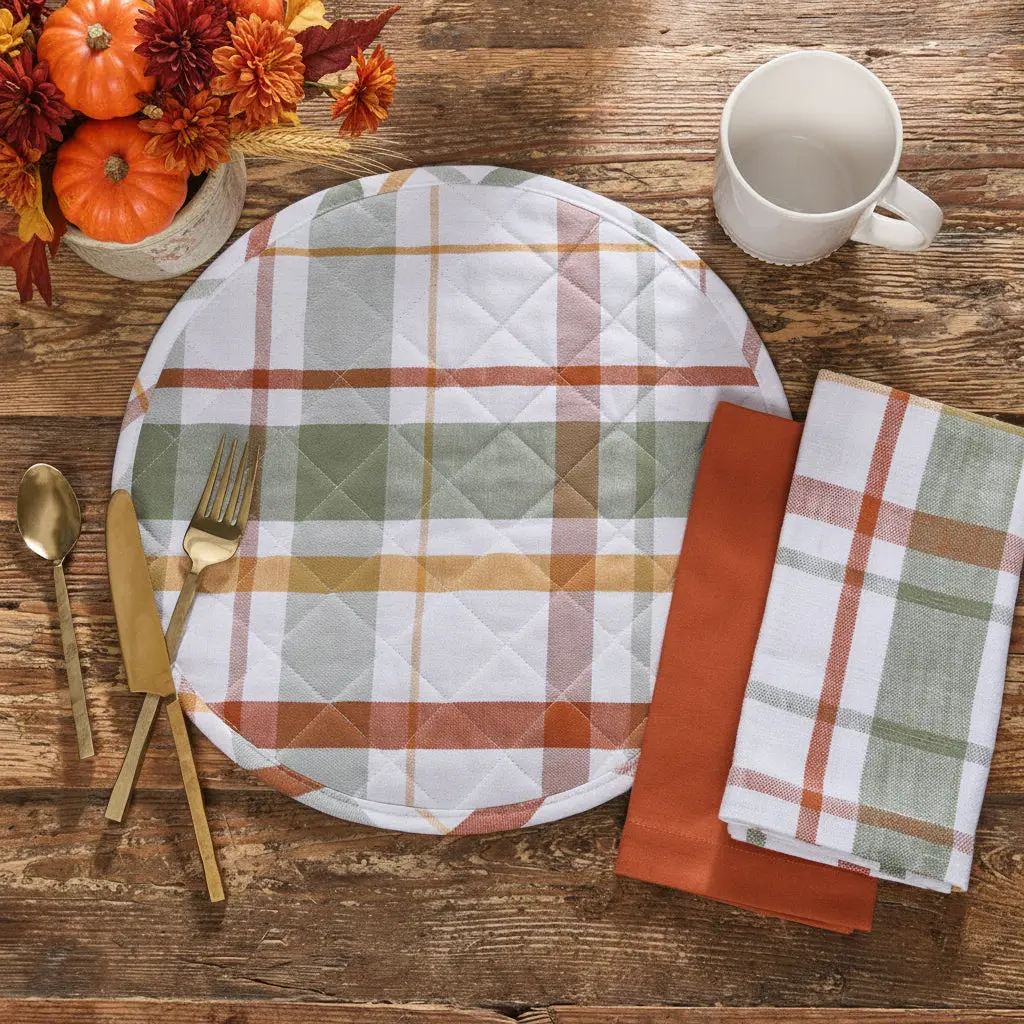 Autumn Shades Quilted Placemats