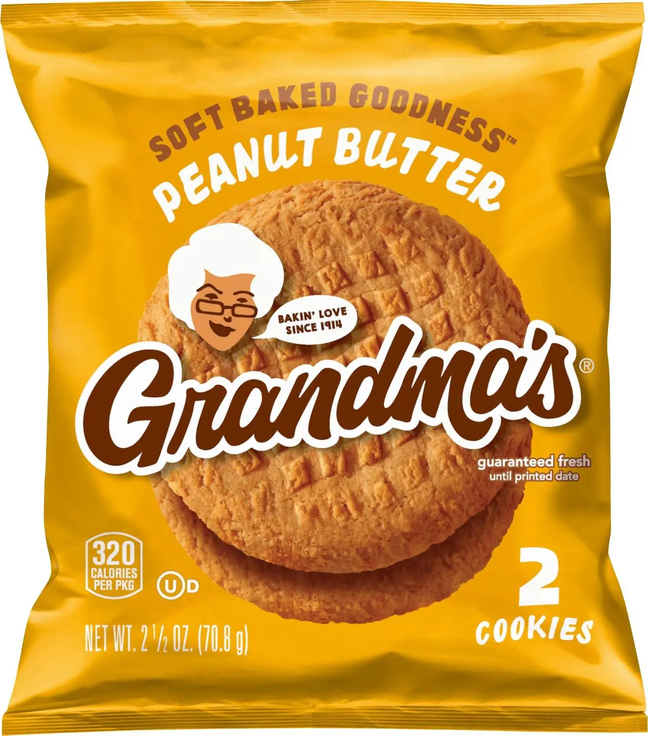 Grandma's Soft Baked Peanut Butter Cookies 2 pack 30ct