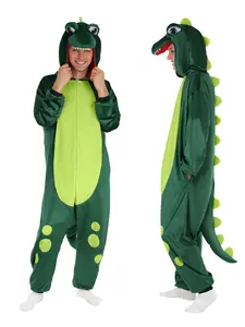 Unisex Adult Animal Onesie Pajamas - Dino & Monster One Piece Costume Sleepwear for Halloween & Cosplay Party Menswear