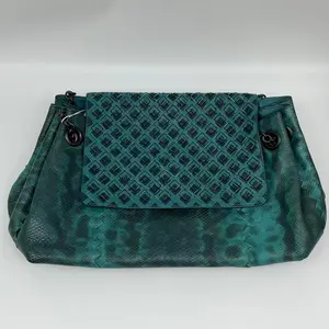 Pre-owned Bottega Veneta BV Python Flap handbag