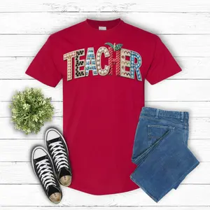 DTF- Teacher Faux Rhinestone