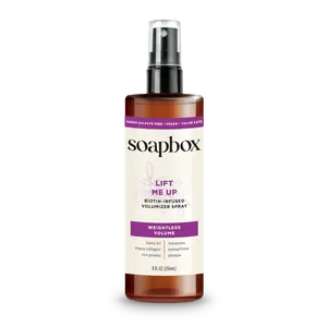 Soapbox Lift Me Up Volumizing Spray - Boost Volume & Fullness with Biotin & Collagen - Lightweight, Non-Greasy, 5X Vitamin Complex for Healthier Hair