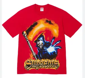 Supreme Grim Reaper Tee Red - M, L, XL