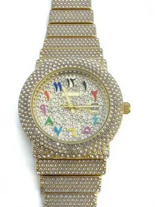 A quartz watch made of natural gemstones and alloys, featuring various styles.