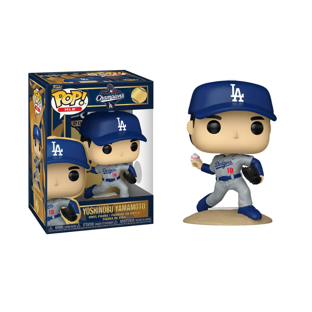 Funko Pop - Dodgers - Yoshinobu Yamamoto (2025 World Series MVP) Vinyl Figure