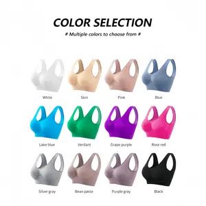 2 Pack Plus Size Wireless Sports Bra, Seamless High Support Yoga Bra, Everyday Womenswear Bridal Comfort Bra