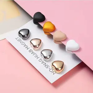 Safe Macaron color Hijab Brooch, Strong Metal Brooches, 8 pcs brooches,MAC002