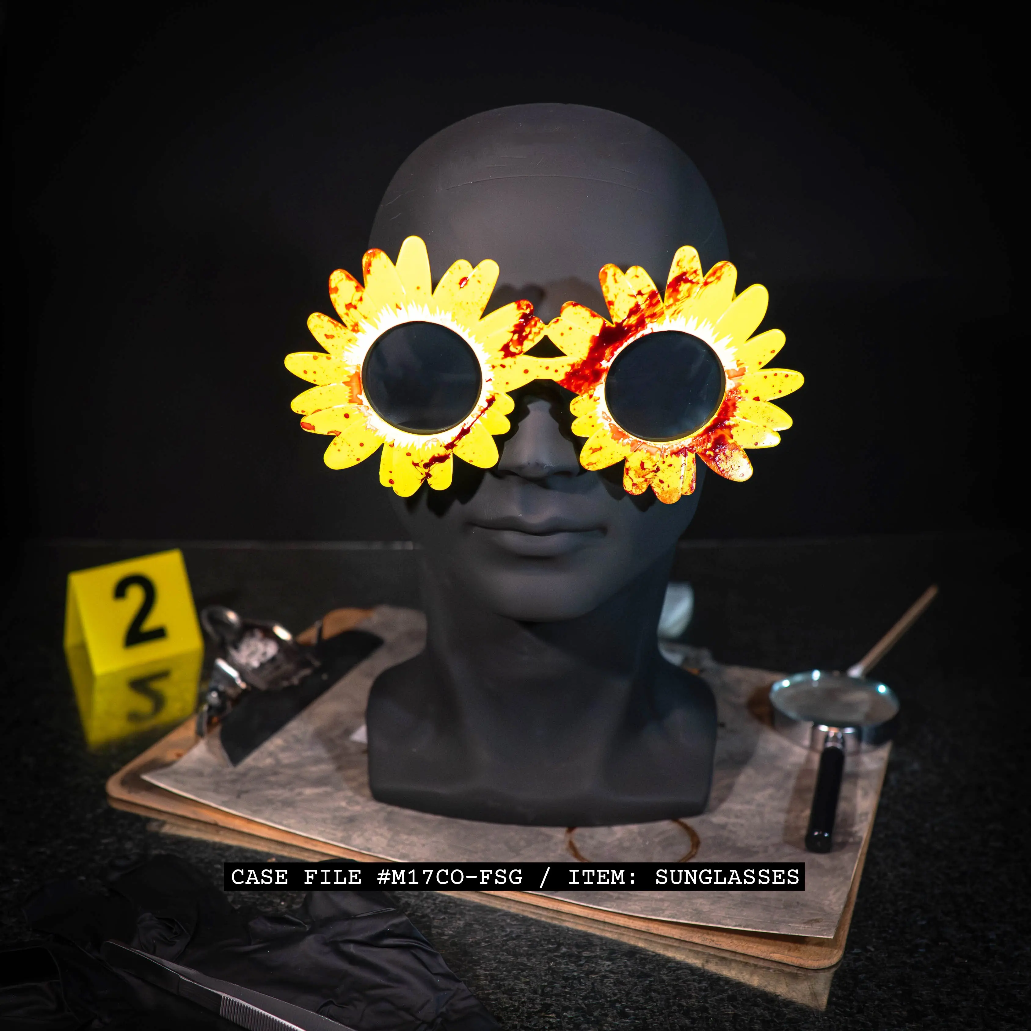 Killer Clown Bloody Flower Sunglasses  – Inspired by Terrifier 2
